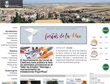 Tablet Screenshot of corraldecalatrava.es